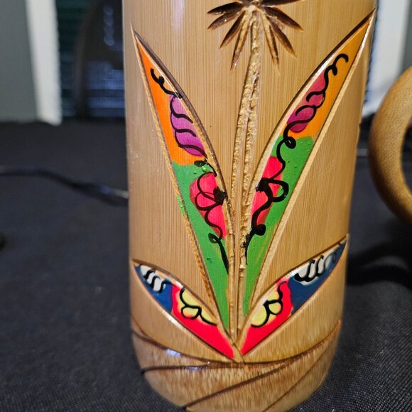 Authentic Bamboo Tiki Jamakan Mugs - Picture 6 of 8